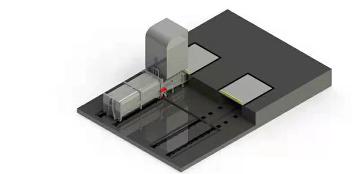 水平分體式壓縮垃圾站設(shè)備