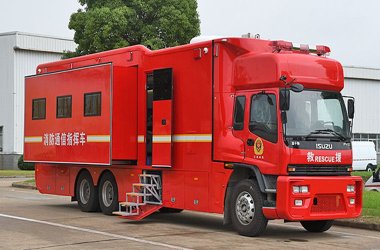 擴(kuò)展方艙動(dòng)中通通信指揮車